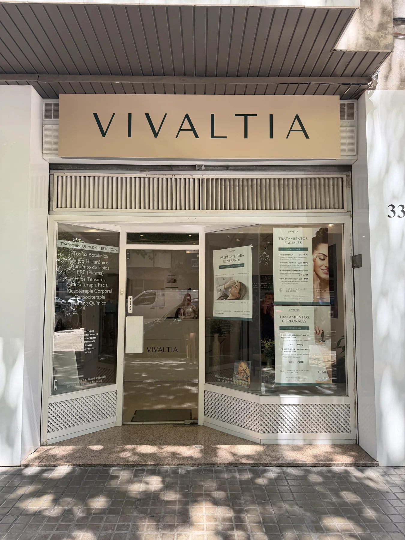 Fachada de Vivaltia en Valencia